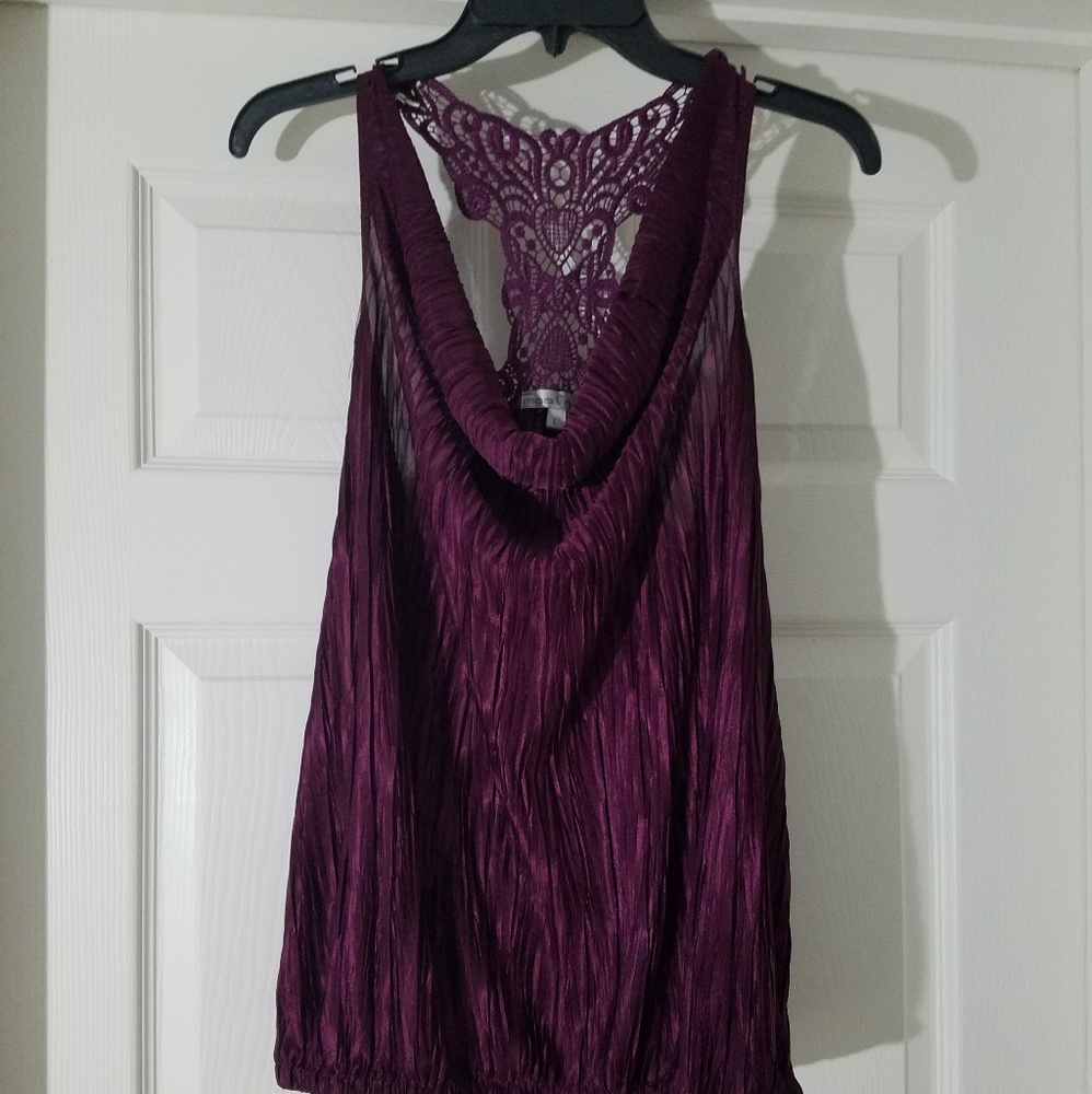 Drape Front Top